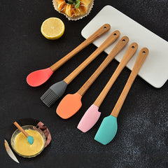 Tool Color 5-piece Spatula Silicone Spatula - Mubimart -  