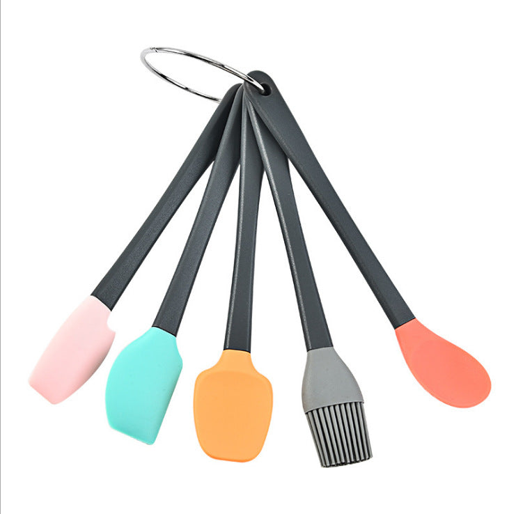 Tool Color 5-piece Spatula Silicone Spatula - Mubimart -  