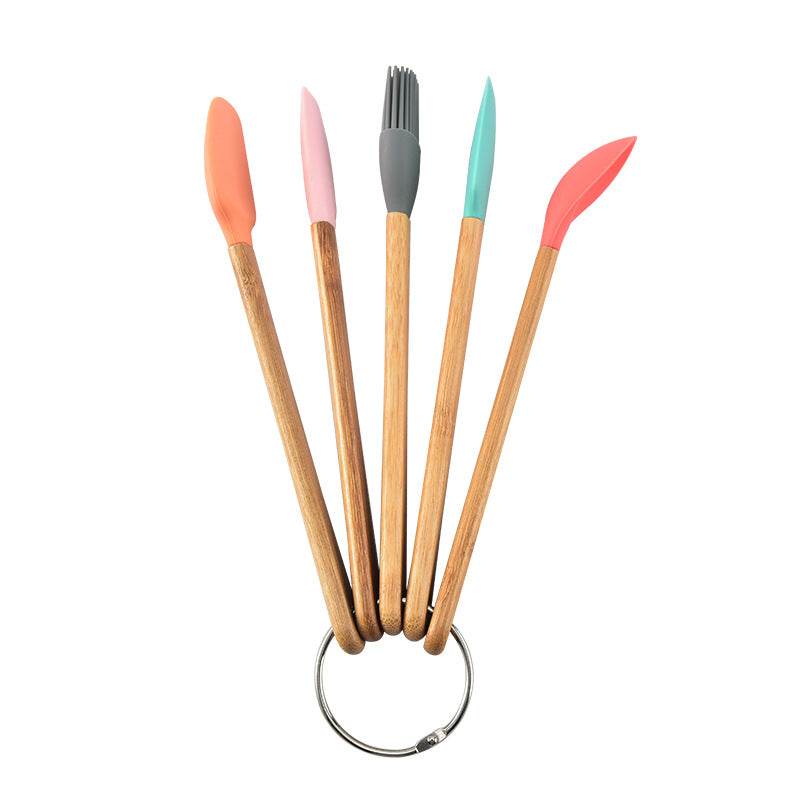 Tool Color 5-piece Spatula Silicone Spatula - Mubimart
