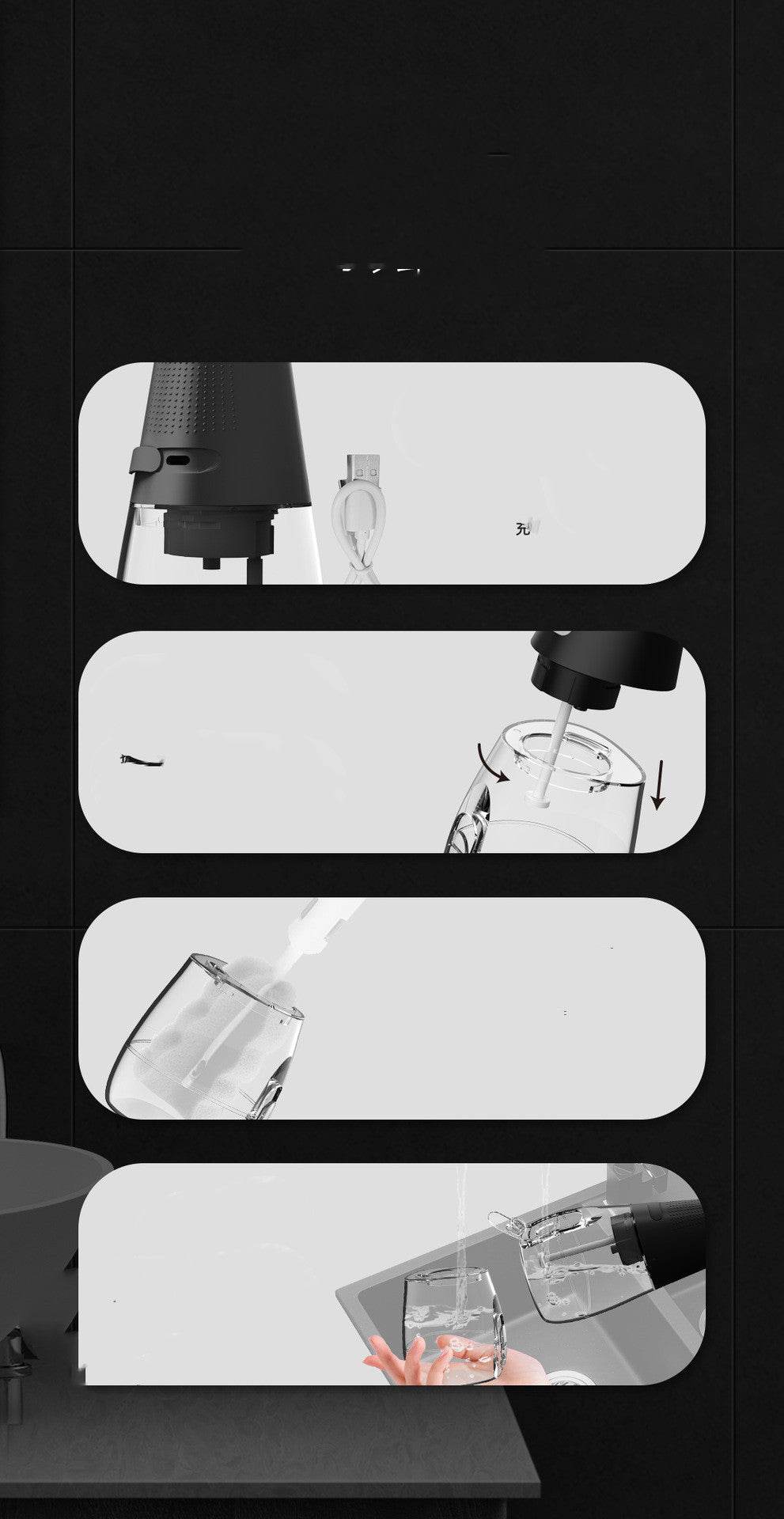 Tooth Smart Portable Water Flosser White - Mubimart