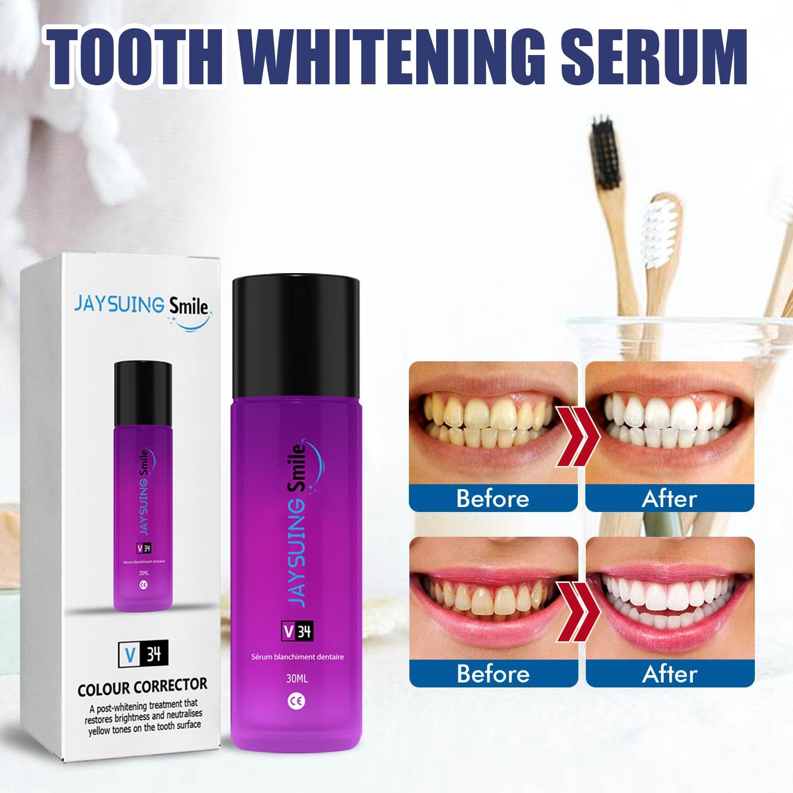 Tooth Whitening Liquid Toothpaste - Mubimart