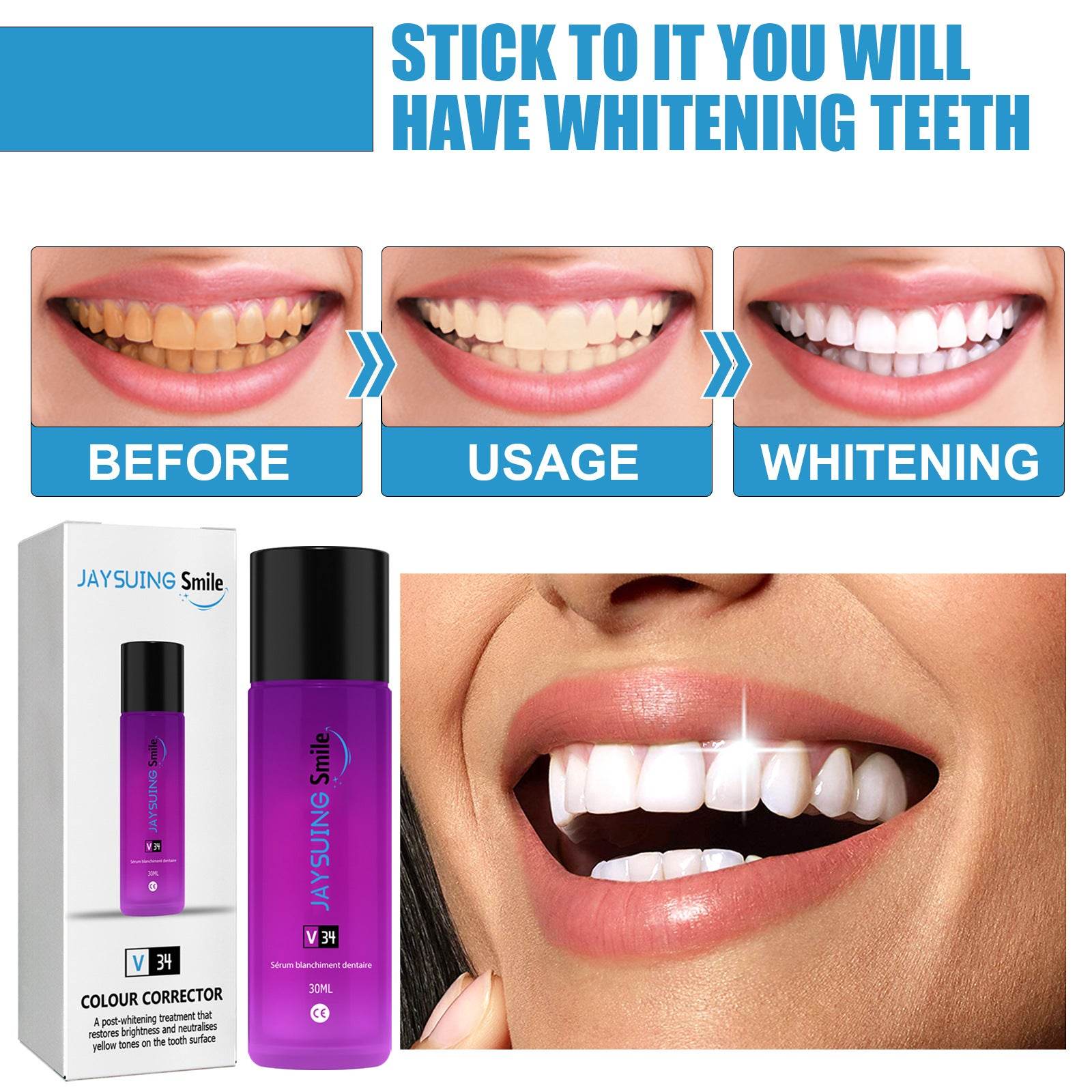 Tooth Whitening Liquid Toothpaste - Mubimart
