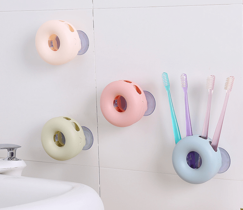 Toothbrush holder Suction wall toothbrush holder - Mubimart