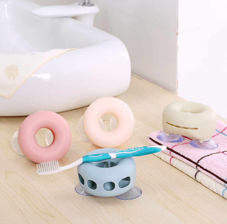 Toothbrush holder Suction wall toothbrush holder - Mubimart