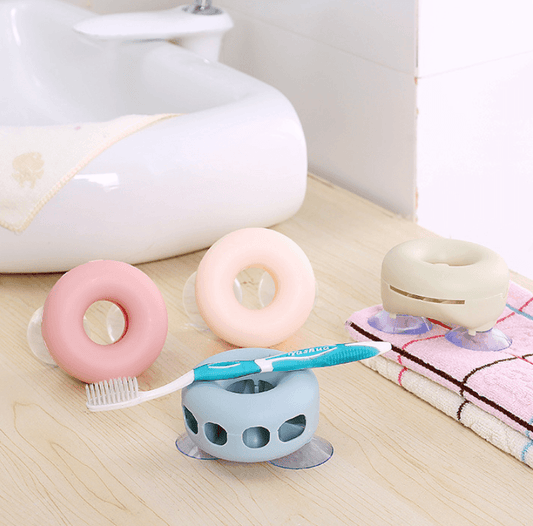 Toothbrush holder Suction wall toothbrush holder - Mubimart