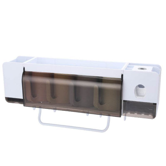 Toothbrush holder for toilet storage - Mubimart