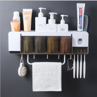 Toothbrush holder for toilet storage - Mubimart - Toothbrush Holder 