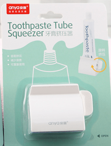 Toothpaste Squeezer Plastic Toiletries - Mubimart