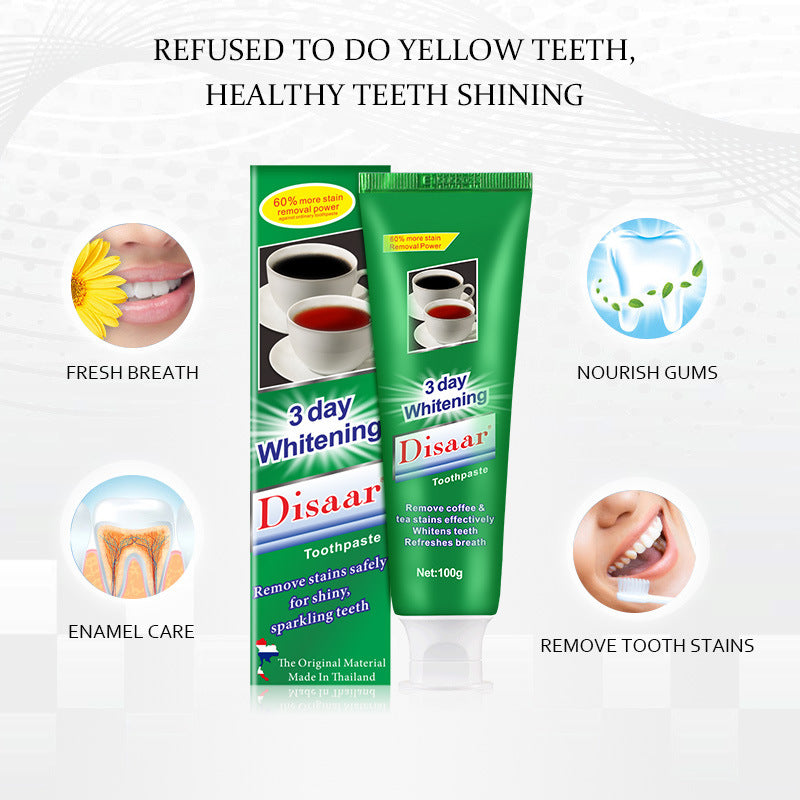 Toothpaste for tea stains - Mubimart -  