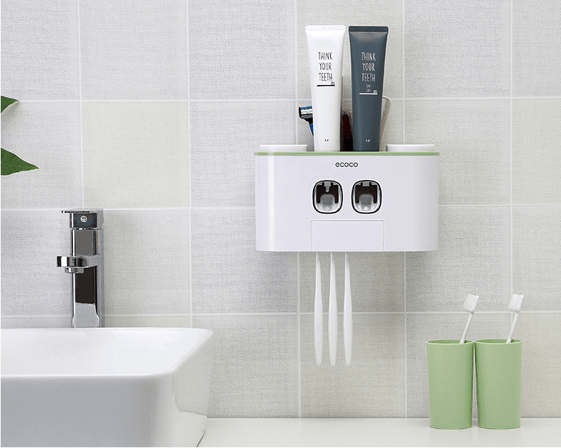 Toothpaste holder, toothbrush holder, toothbrush holder, storage box - Mubimart