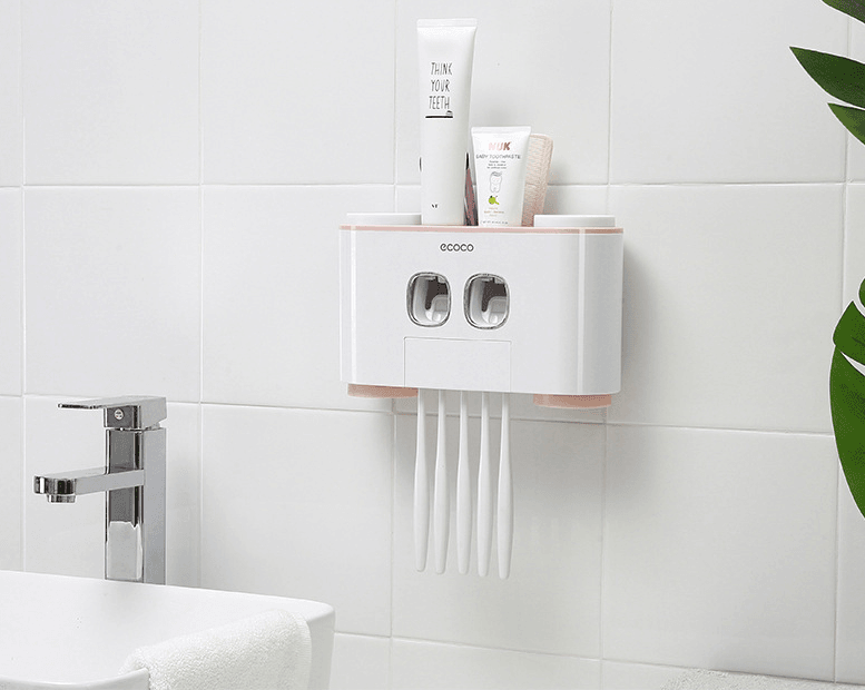 Toothpaste holder, toothbrush holder, toothbrush holder, storage box - Mubimart