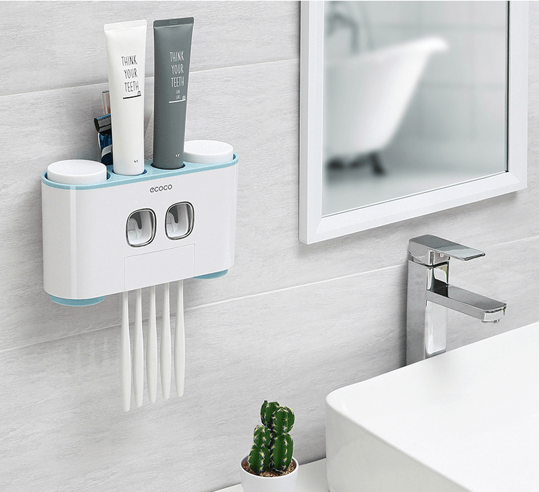 Toothpaste holder, toothbrush holder, toothbrush holder, storage box - Mubimart
