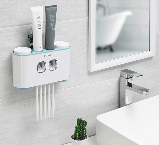 Toothpaste holder, toothbrush holder, toothbrush holder, storage box - Mubimart