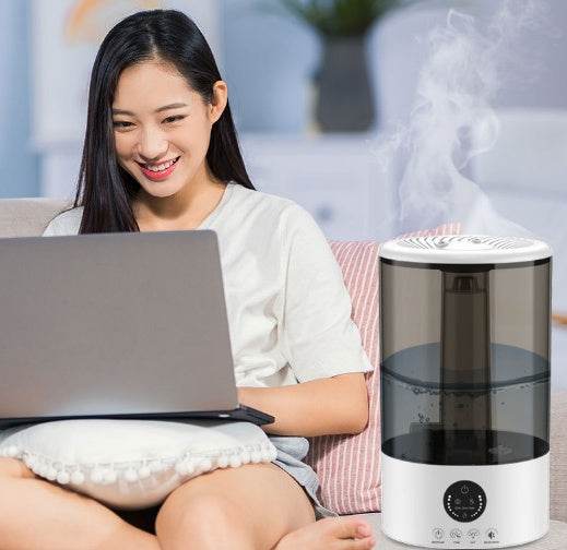 Top Fill Cool Mist Humidifier 3L Remote Control 7 Colors For Mini Humidifier - Mubimart