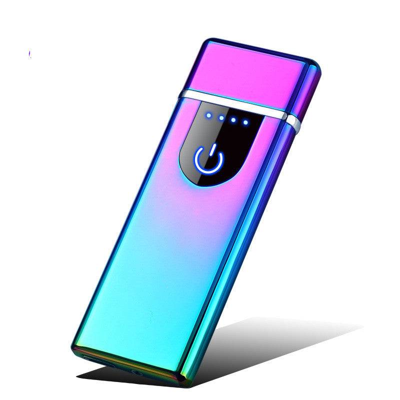 Touch Screen Induction Lighter, Rechargeable Cigarette Lighter Lighter, Lightweight Portable Lighter - Mubimart