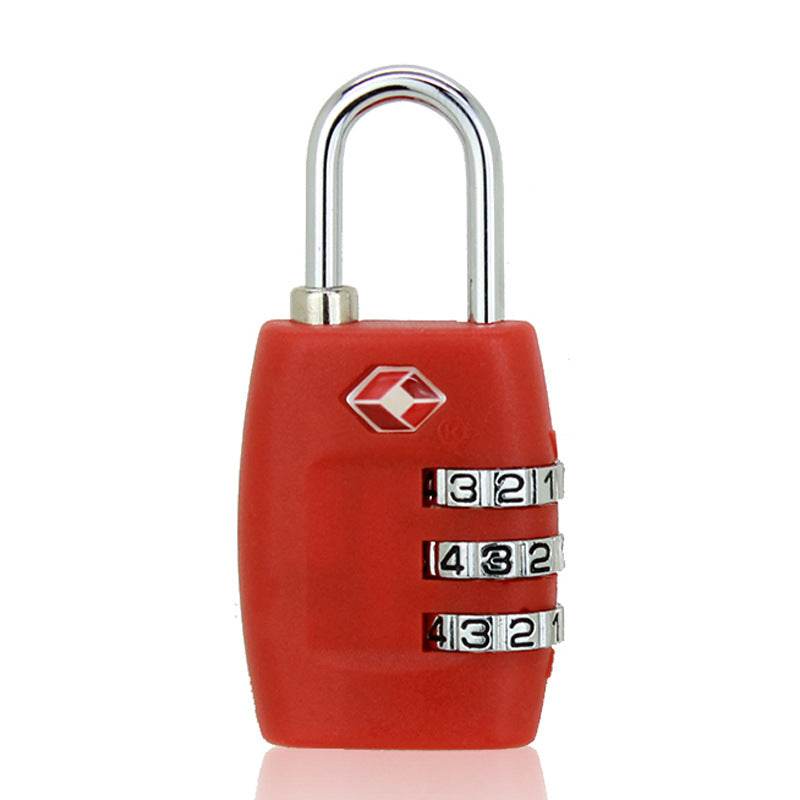 Tourism Luggage Zipper Lock Plastic TSA Code Lock - Mubimart