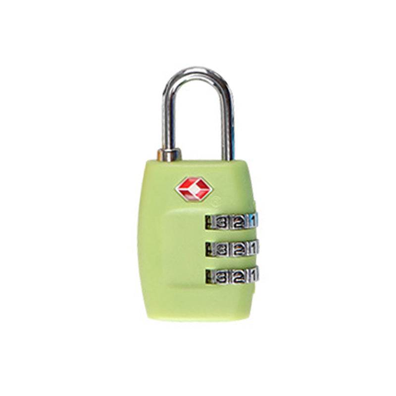 Tourism Luggage Zipper Lock Plastic TSA Code Lock - Mubimart