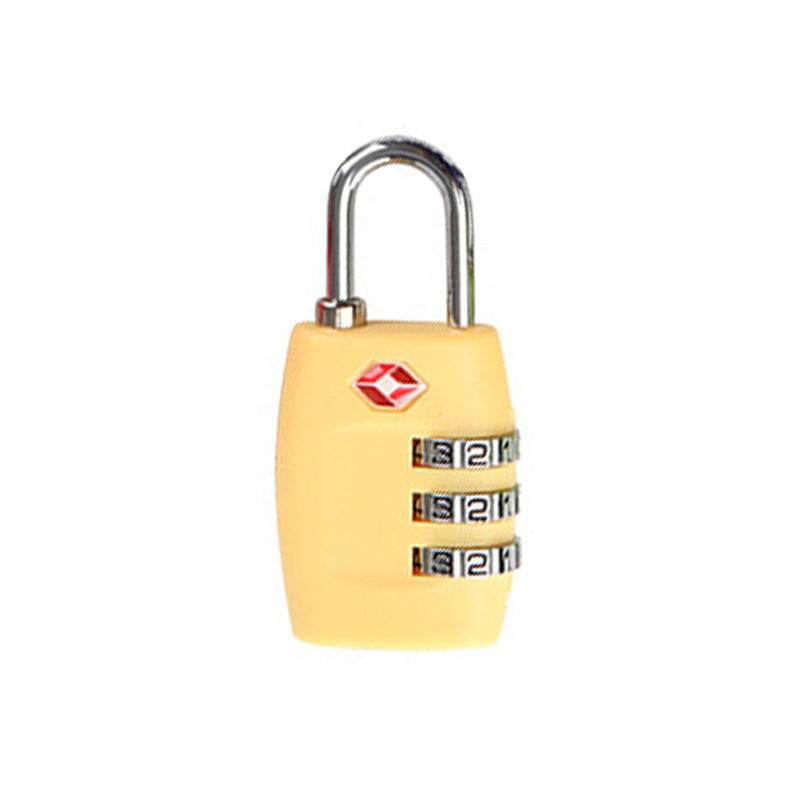 Tourism Luggage Zipper Lock Plastic TSA Code Lock - Mubimart