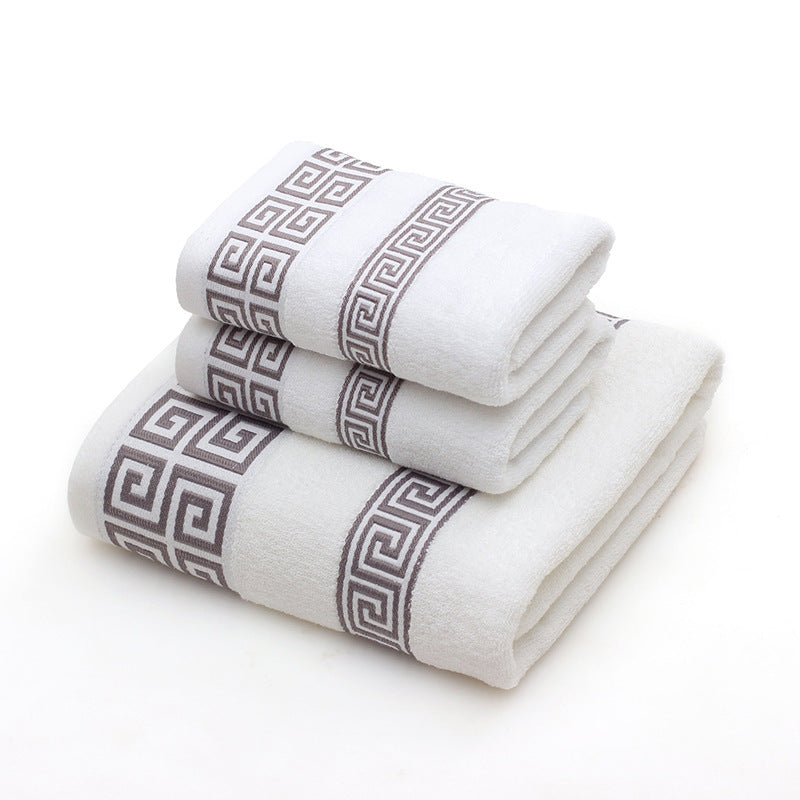 Towels Gift Box Three-piece Set - Mubimart -  