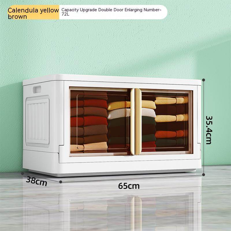 Toy Snack Transparent Folding Storage Box - Mubimart