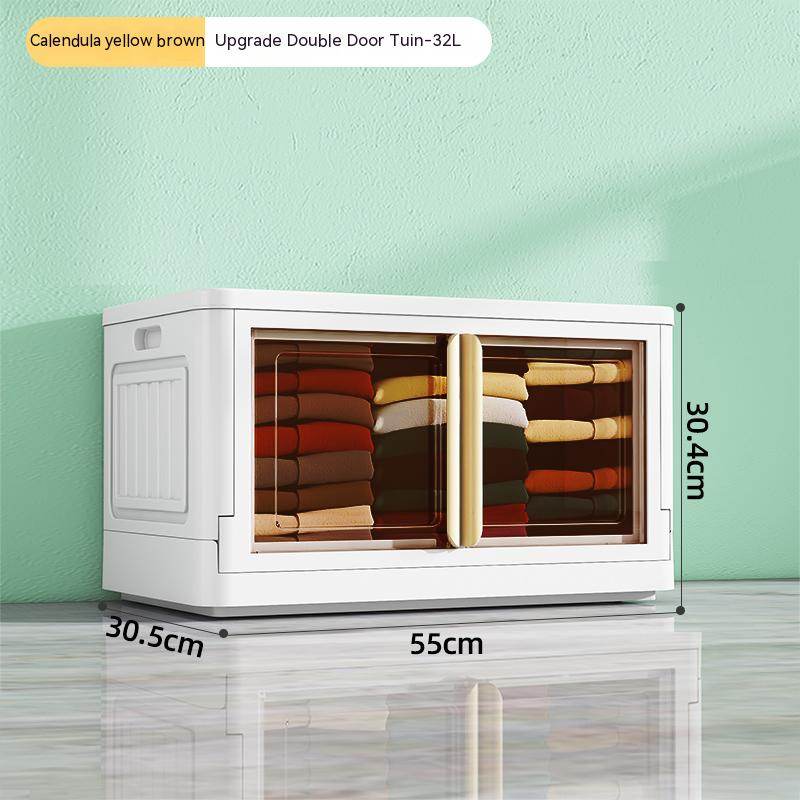 Toy Snack Transparent Folding Storage Box - Mubimart