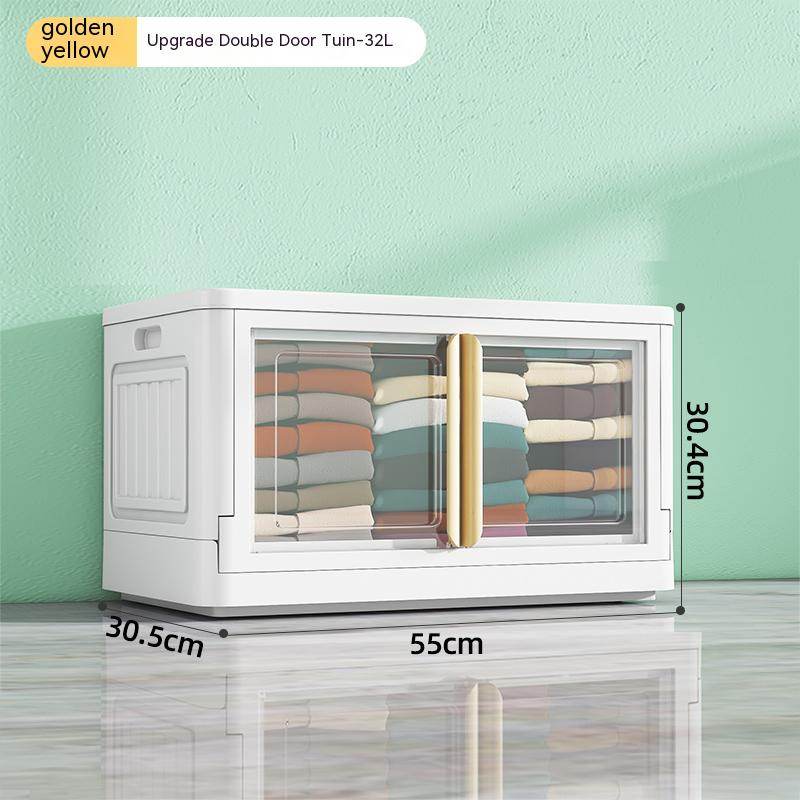 Toy Snack Transparent Folding Storage Box - Mubimart