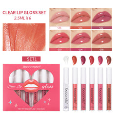 Transparent Lip Gloss Suit Liquid Lipstick - Mubimart -  