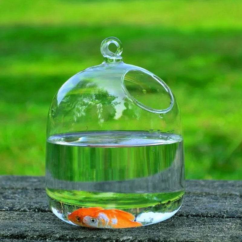 Transparent glass handmade fish tank - Mubimart