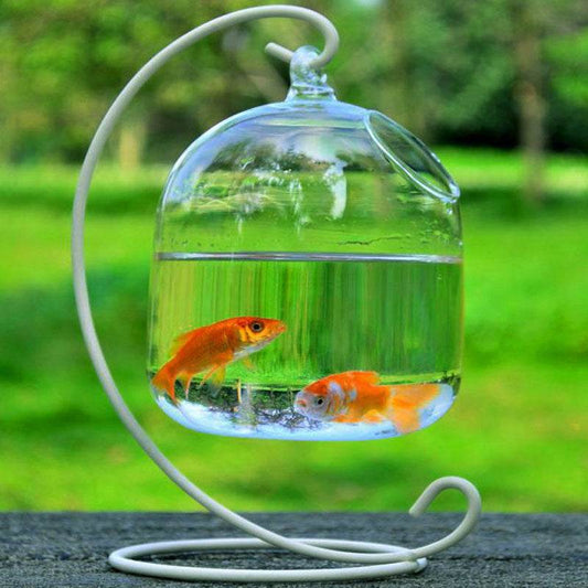Transparent glass handmade fish tank - Mubimart
