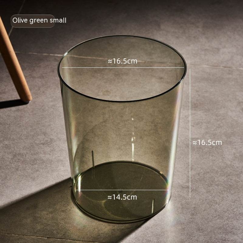 Trash Can Transparent Trash Can - Mubimart