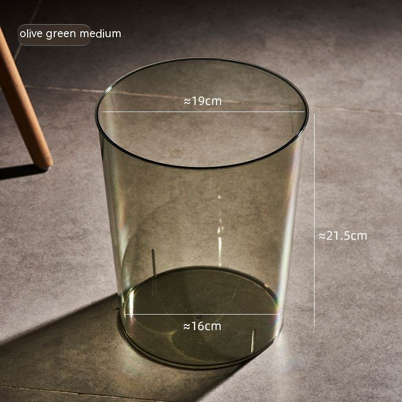 Trash Can Transparent Trash Can - Mubimart