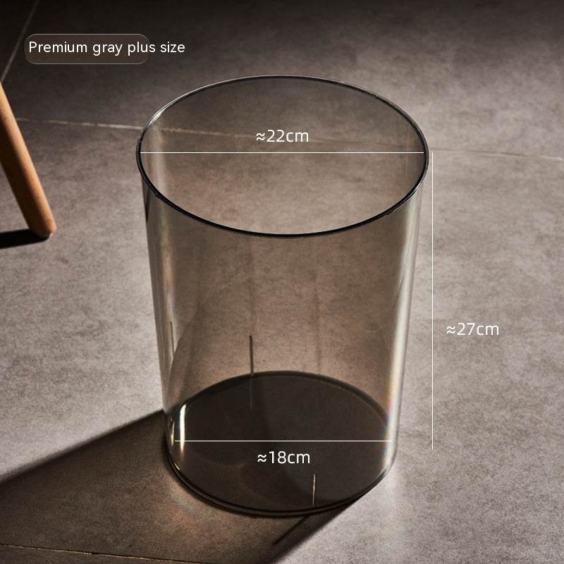 Trash Can Transparent Trash Can - Mubimart