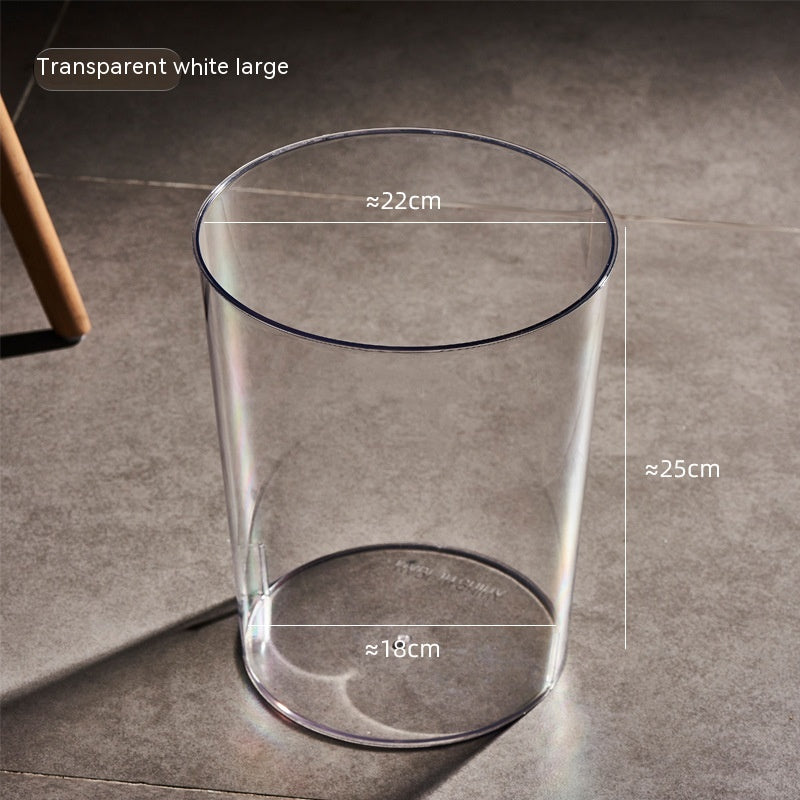 Trash Can Transparent Trash Can - Mubimart -  