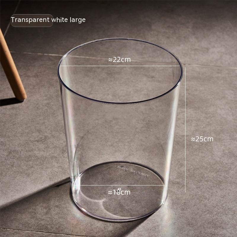 Trash Can Transparent Trash Can - Mubimart