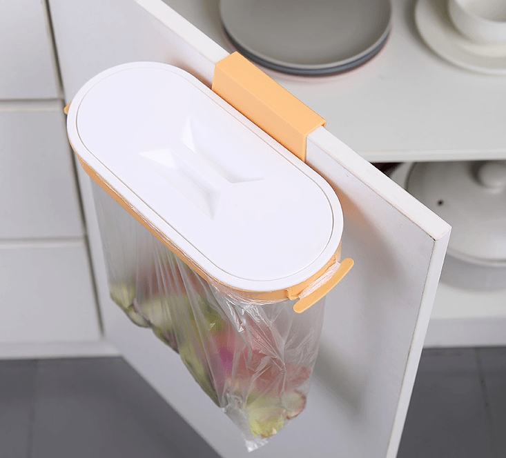 Trash bag holder towel rack - Mubimart