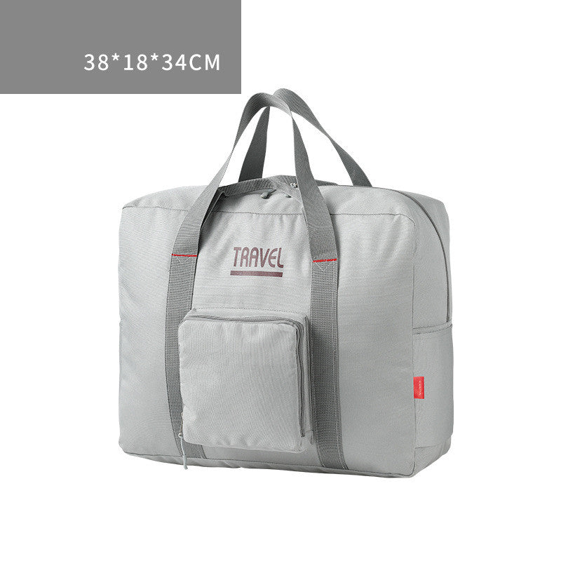 Travel Bag Luggage Storage Bag Foldable Large Capacity Men And Women Canvas Luggage Bag Trolley Bag Travel Bag Ready-To-Produce Bag - Mubimart - Luggage bag 