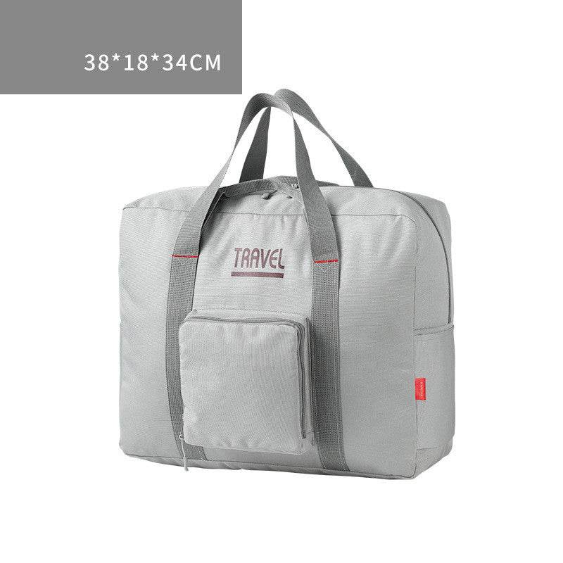 Travel Bag Luggage Storage Bag Foldable Large Capacity Men And Women Canvas Luggage Bag Trolley Bag Travel Bag Ready-To-Produce Bag - Mubimart