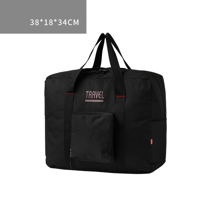 Travel Bag Luggage Storage Bag Foldable Large Capacity Men And Women Canvas Luggage Bag Trolley Bag Travel Bag Ready-To-Produce Bag - Mubimart -  