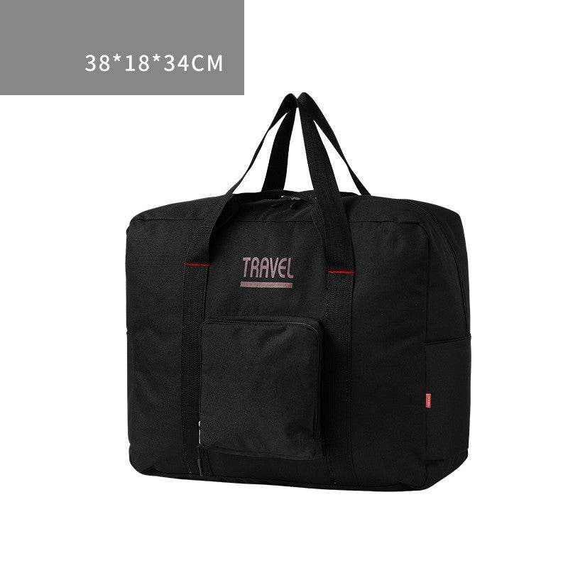 Travel Bag Luggage Storage Bag Foldable Large Capacity Men And Women Canvas Luggage Bag Trolley Bag Travel Bag Ready-To-Produce Bag - Mubimart