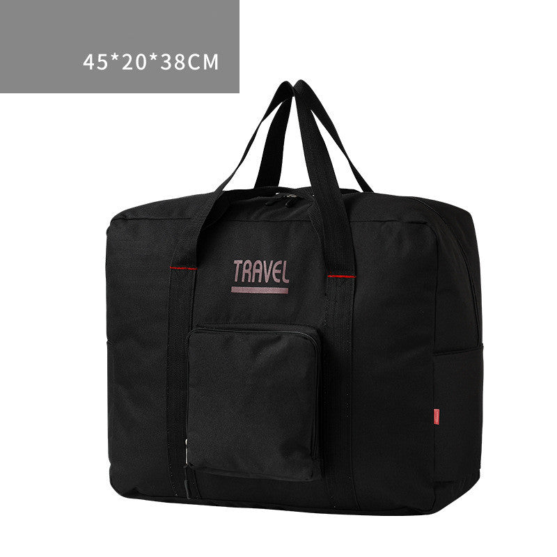 Travel Bag Luggage Storage Bag Foldable Large Capacity Men And Women Canvas Luggage Bag Trolley Bag Travel Bag Ready-To-Produce Bag - Mubimart -  