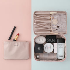 Travel Cosmetic & Toiletry Organizer Bag - Mubimart -  