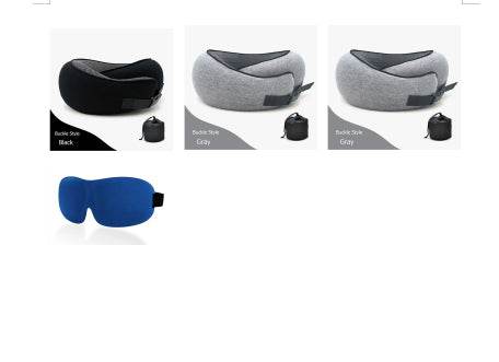 Travel Neck Pillow Non-Deformed Airplane Pillow Travel Neck Cushion Durable U-Shaped Travel Memory Cotton Nap Neck Pillow - Mubimart