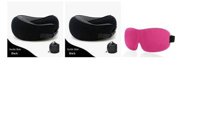 Travel Neck Pillow Non-Deformed Airplane Pillow Travel Neck Cushion Durable U-Shaped Travel Memory Cotton Nap Neck Pillow - Mubimart