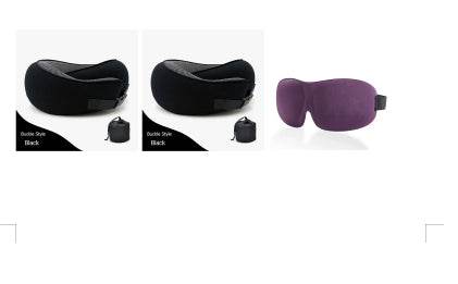 Travel Neck Pillow Non-Deformed Airplane Pillow Travel Neck Cushion Durable U-Shaped Travel Memory Cotton Nap Neck Pillow - Mubimart
