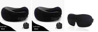Travel Neck Pillow Non-Deformed Airplane Pillow Travel Neck Cushion Durable U-Shaped Travel Memory Cotton Nap Neck Pillow - Mubimart