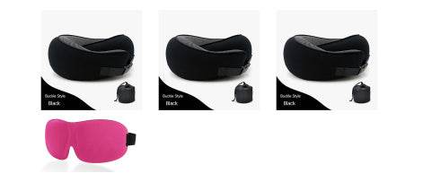Travel Neck Pillow Non-Deformed Airplane Pillow Travel Neck Cushion Durable U-Shaped Travel Memory Cotton Nap Neck Pillow - Mubimart