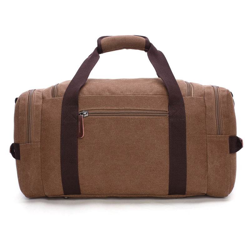 Travel bag student shoulder slung hand bag large capacity travel canvas bag luggage bag - Mubimart