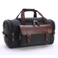 Travel bag student shoulder slung hand bag large capacity travel canvas bag luggage bag - Mubimart - Luggage bag 