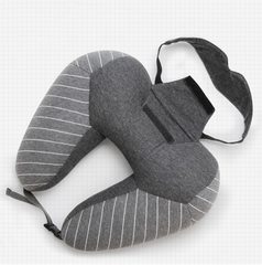 Travel pillow foam particle pillow u-shapedcervical neck pillow lumbar pillow - Mubimart -  