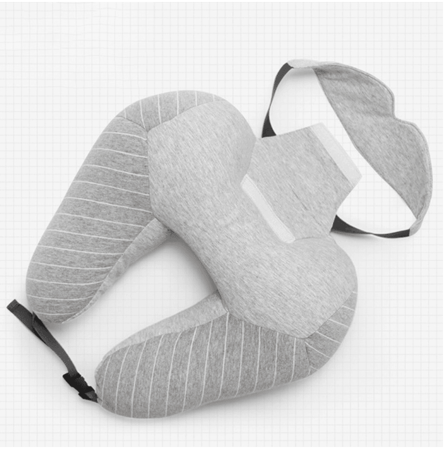 Travel pillow foam particle pillow u-shapedcervical neck pillow lumbar pillow - Mubimart